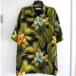 NWOT Tommy Bahama silk hibiscus shirt